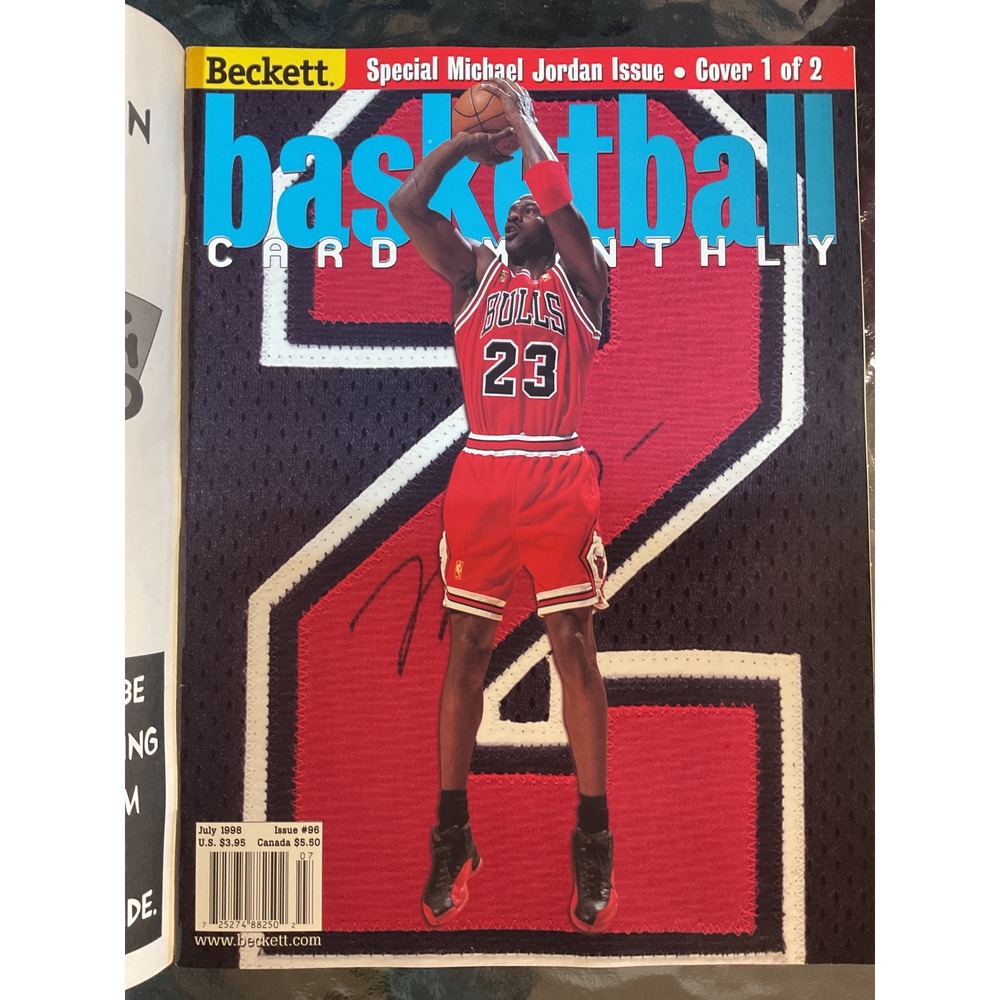 2 Beckett Basketball Card Monthly Michael Jordan July August 1998‎ Issues 96 97